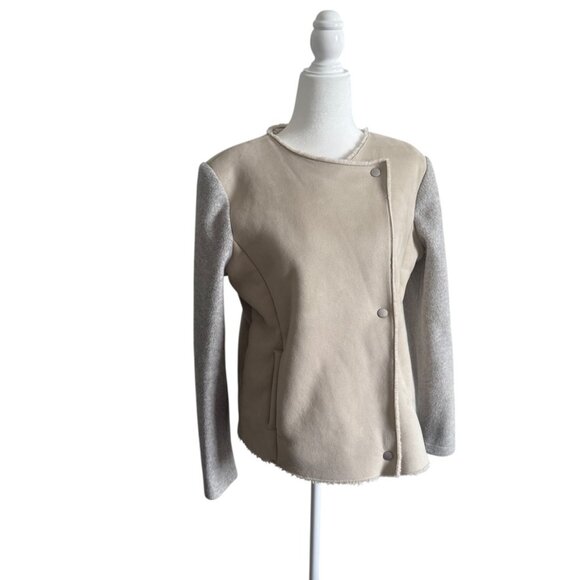BB Dakota by Steve Madden - Women's Glenna Mixed Media Jacket • Size Large - Picture 5 of 15